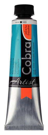 Cobra Artist Oil Colour Tube 40 ml B Turquoise Blue