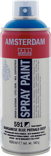 Amsterdam Spray Paint 400 ml Manganese Blue Phthalo Deep