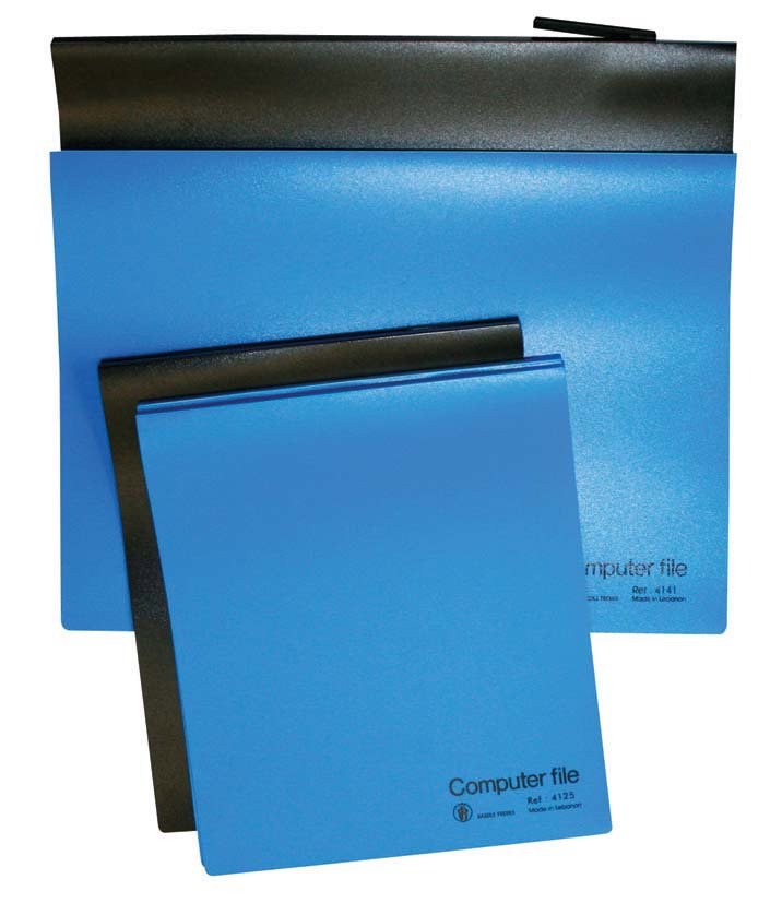 Computer File PP- 33x41cm- Blue