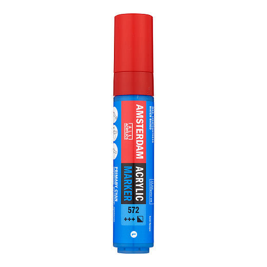 Amsterdam Acrylic Marker 15 mm Primary Cyan
