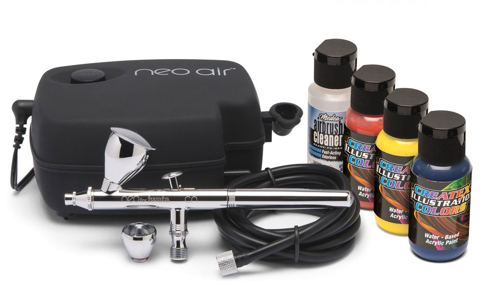 NEO for Iwata Gravity Feed Airbrushing Kit with NEO CN