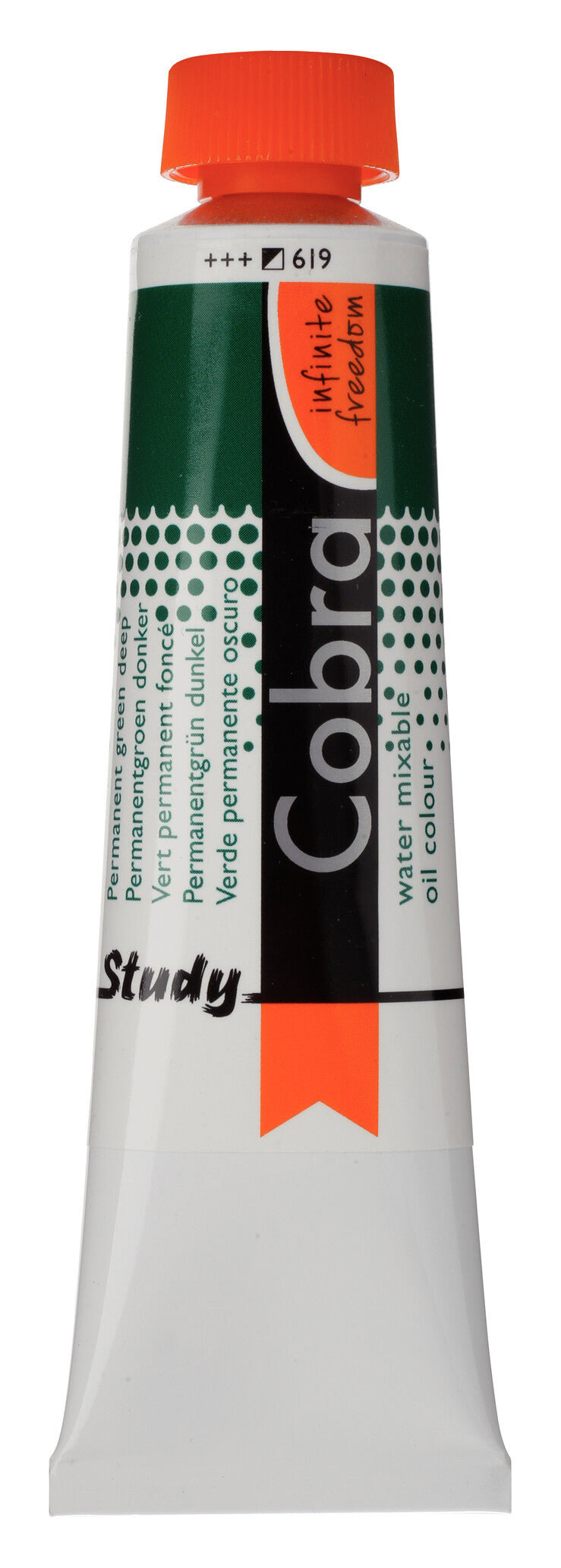 Cobra Study Oil Colour Tube 40 ml Permanent Green Deep