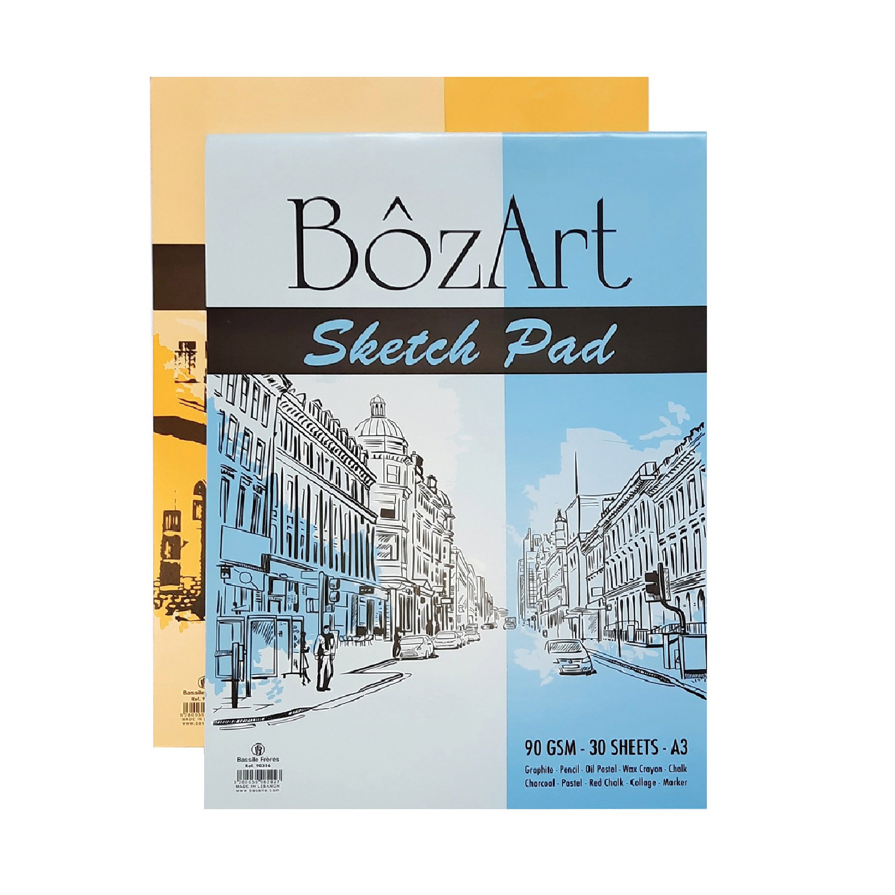 BRIO Drawing Pad White Paper 90gsm 30sh A3