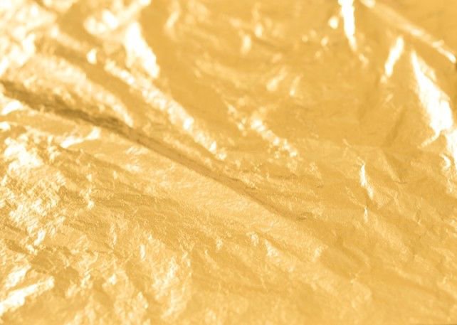 Gold Leaf Ducat Double Gold, transfer 23 Carat 80x80mm 25 Leaves