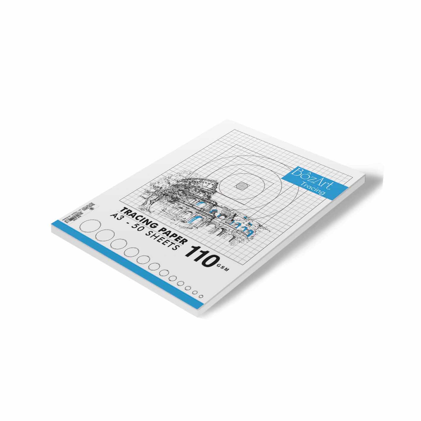 BOZART Tracing Paper Pad 110g- 50sh- A3