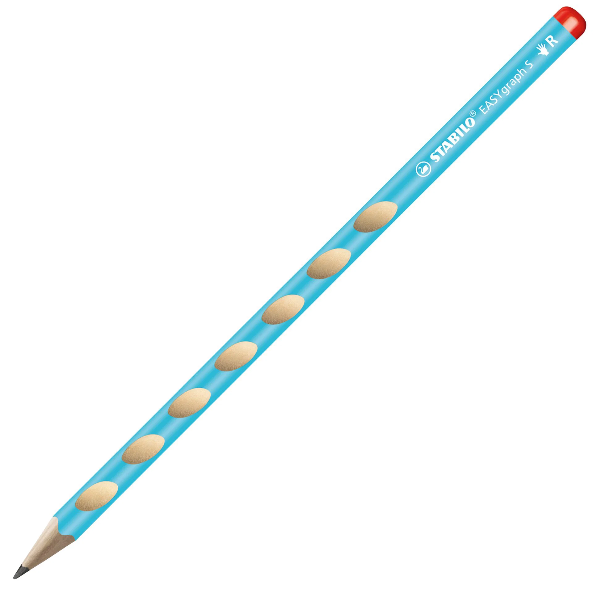 STABILO EASYgraph S ergonomic Graphite Pencil HB, right-handed, blue, dozen Thumbnail
