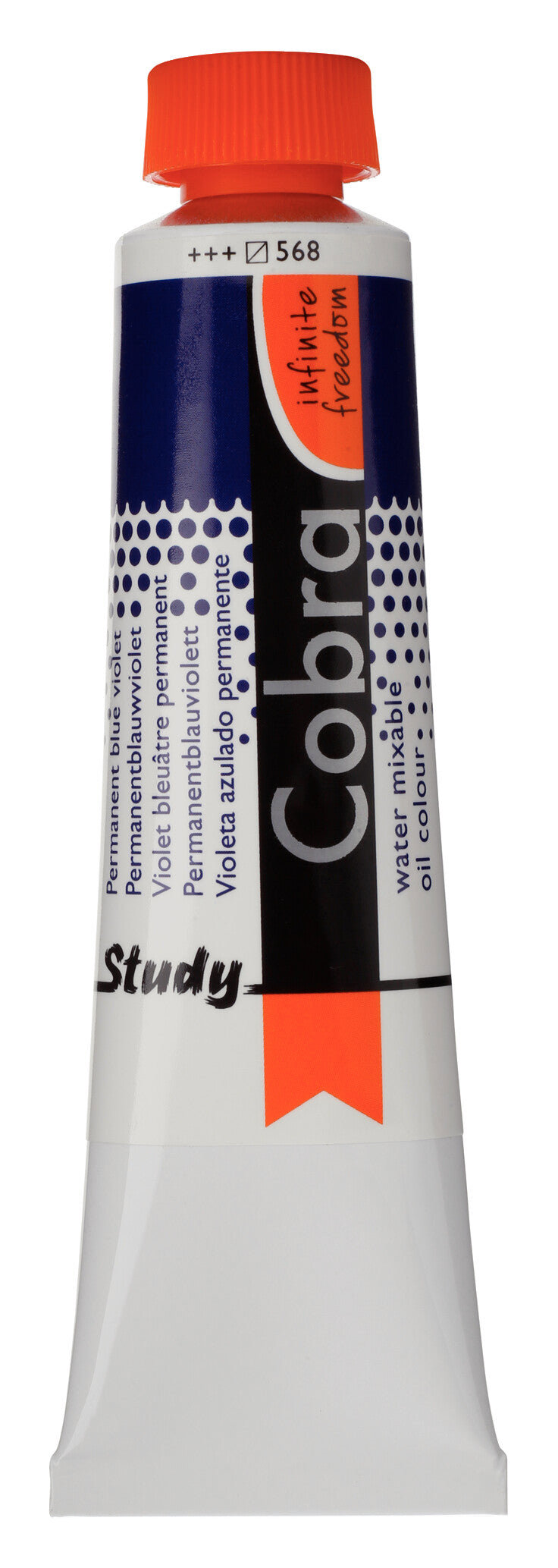 Cobra Study Oil Colour Tube 40 ml Permanent Blue Violet
