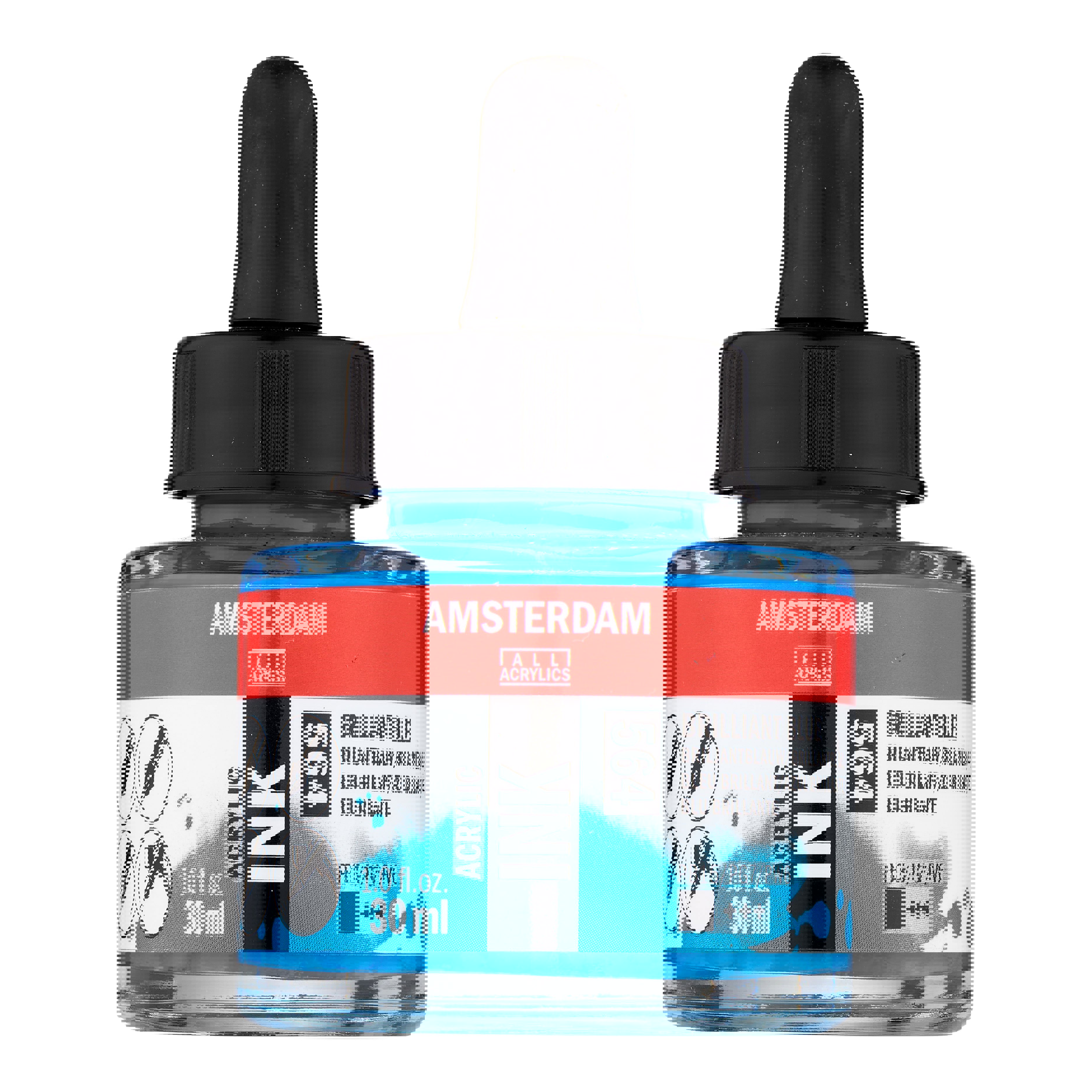 Amsterdam Acrylic Ink Bottle 30 ml B Brilliant Blue