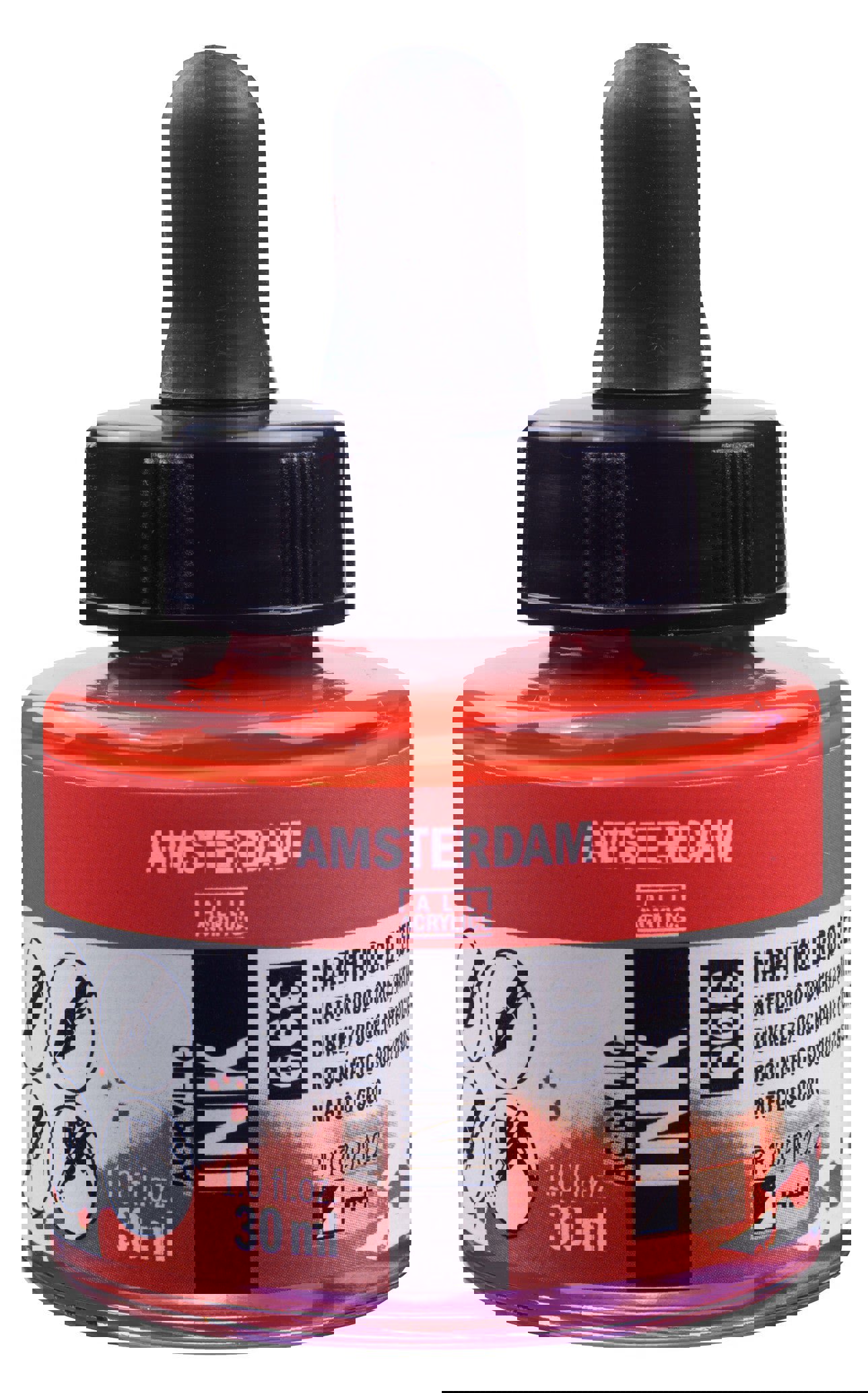 Amsterdam Acrylic Ink Bottle 30 ml Naphthol Red Deep