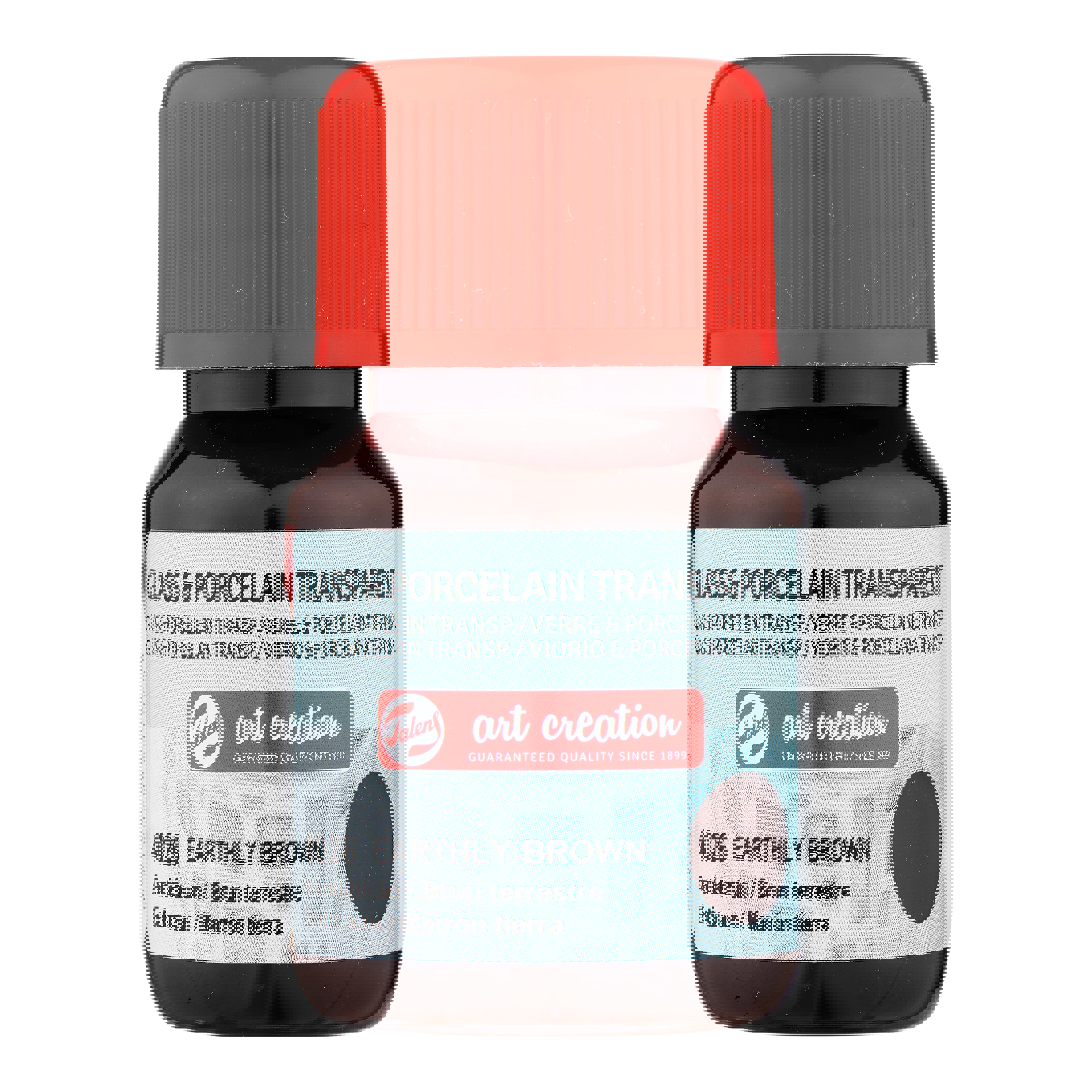 Talens Art Creation Glass & Porcelain Transparant Bottle 30 ml Earthly Brown