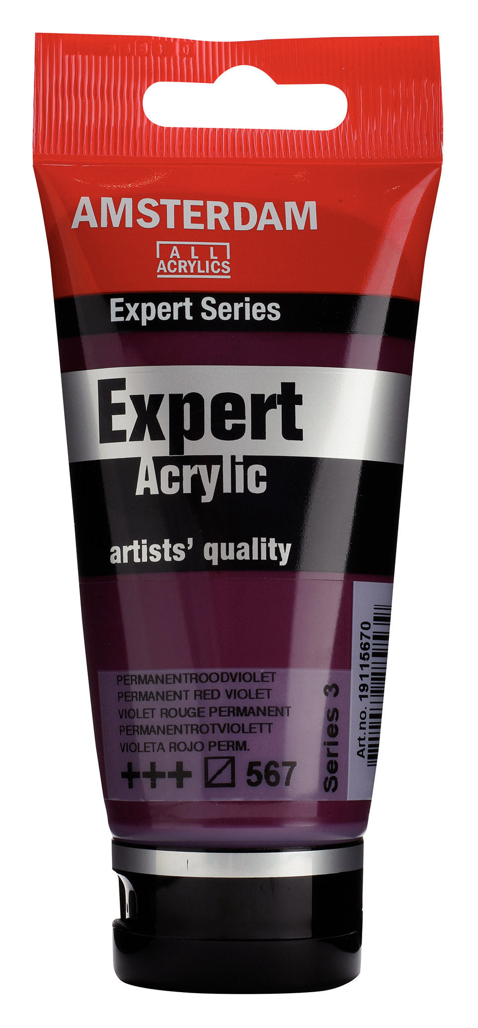Amsterdam Expert Series Acrylic Tube 75 ml Permanent Red Violet