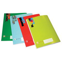 GENIO Ex Bk Inv Printed Stit 70g Cal 48sh L/R A5