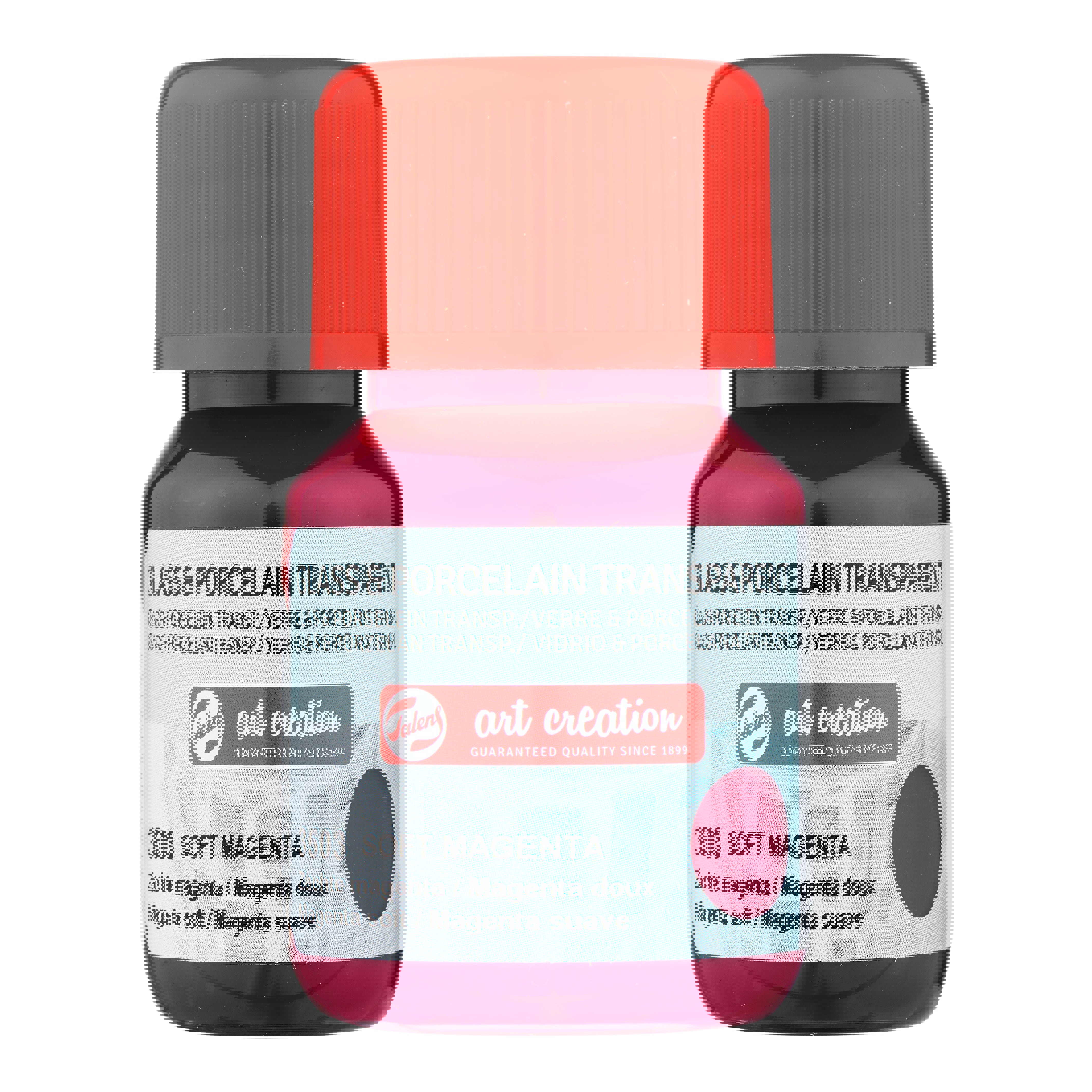 Talens Art Creation Glass & Porcelain Transparant Bottle 30 ml Soft Magenta