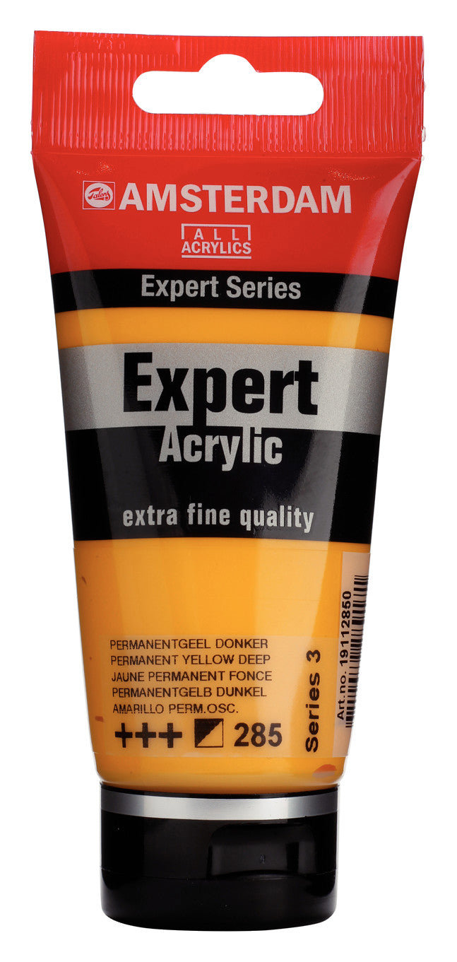 Amsterdam Expert Series Acrylic Tube 75 ml Permanent Yellow Deep