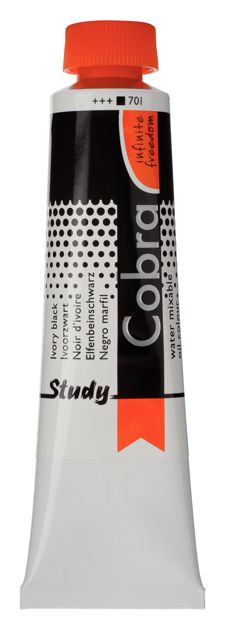 Cobra Study Oil Colour Tube 40 ml Ivory Black