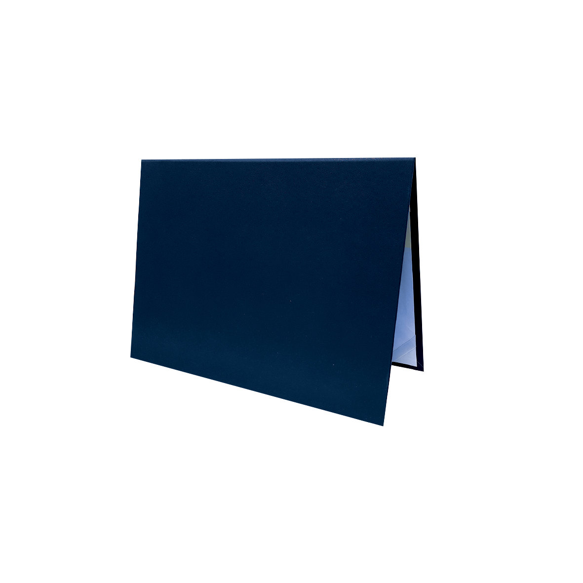 Certificate Cover Foldable W/Foam A4 Blue