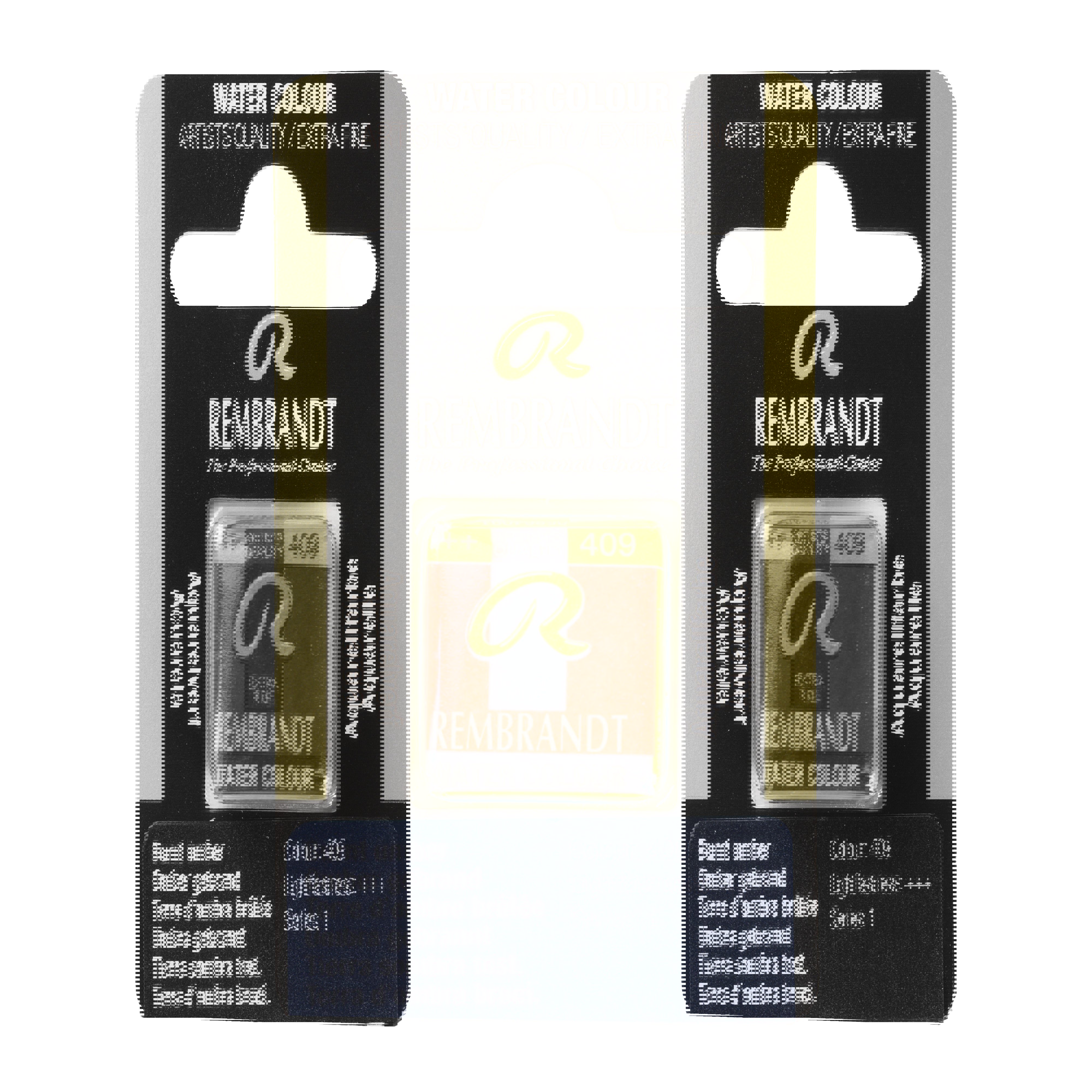 Rembrandt Watercolour Pan B Burnt Umber 1 piece