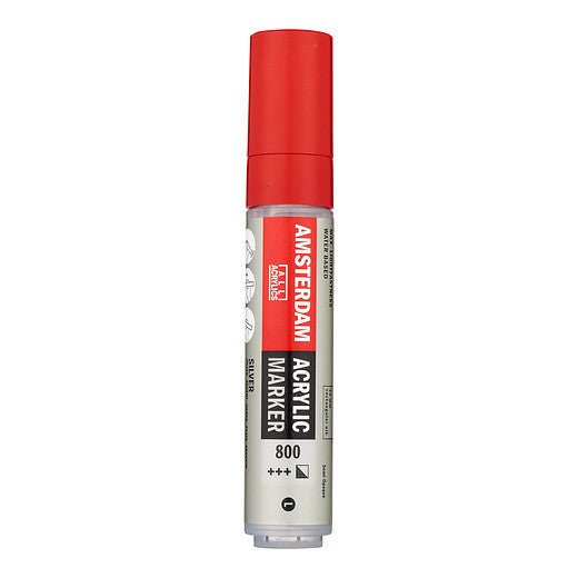 Amsterdam Acrylic Marker 15 mm Silver