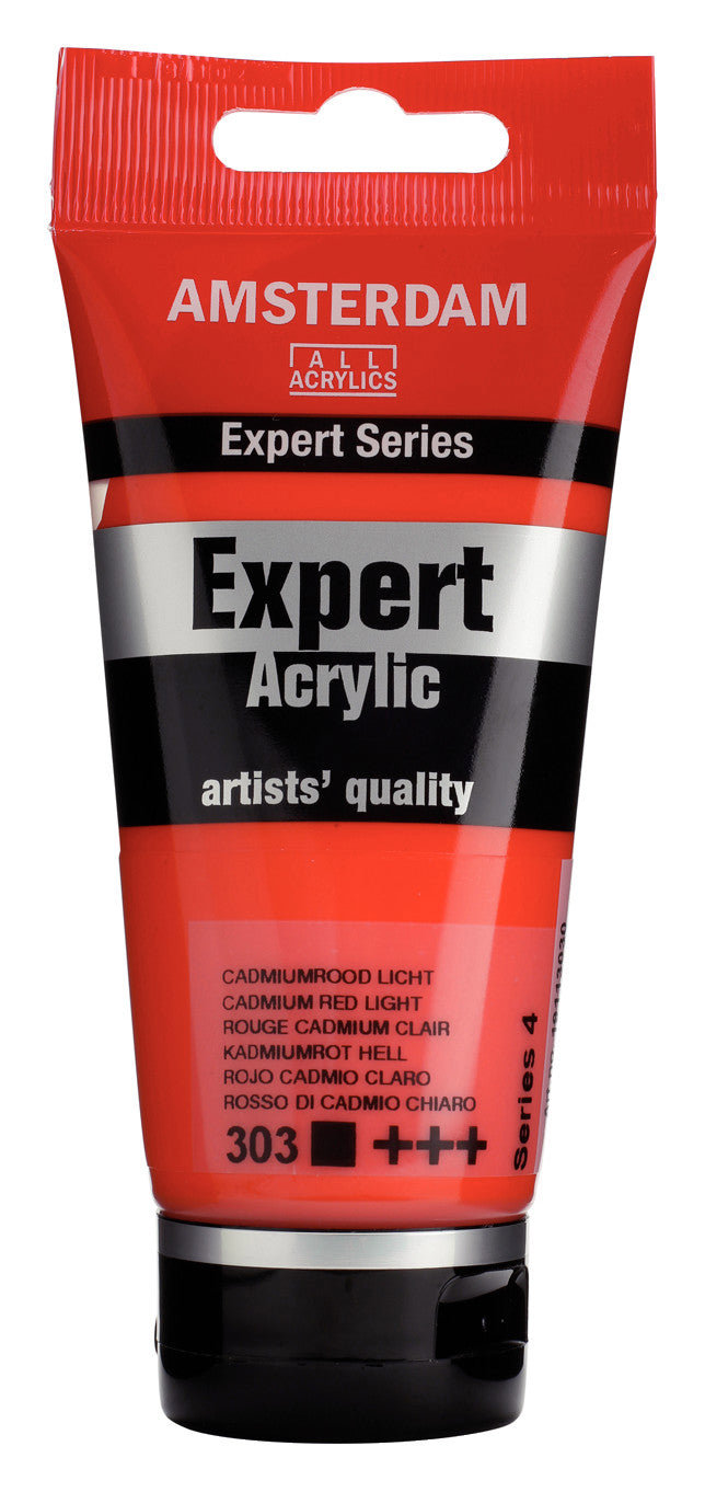 Amsterdam Expert Series Acrylic Tube 75 ml Cadmium Red Light