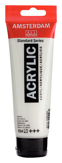 Amsterdam Standard Series Acrylic Tube 120 ml Zinc White 1 x120 ml