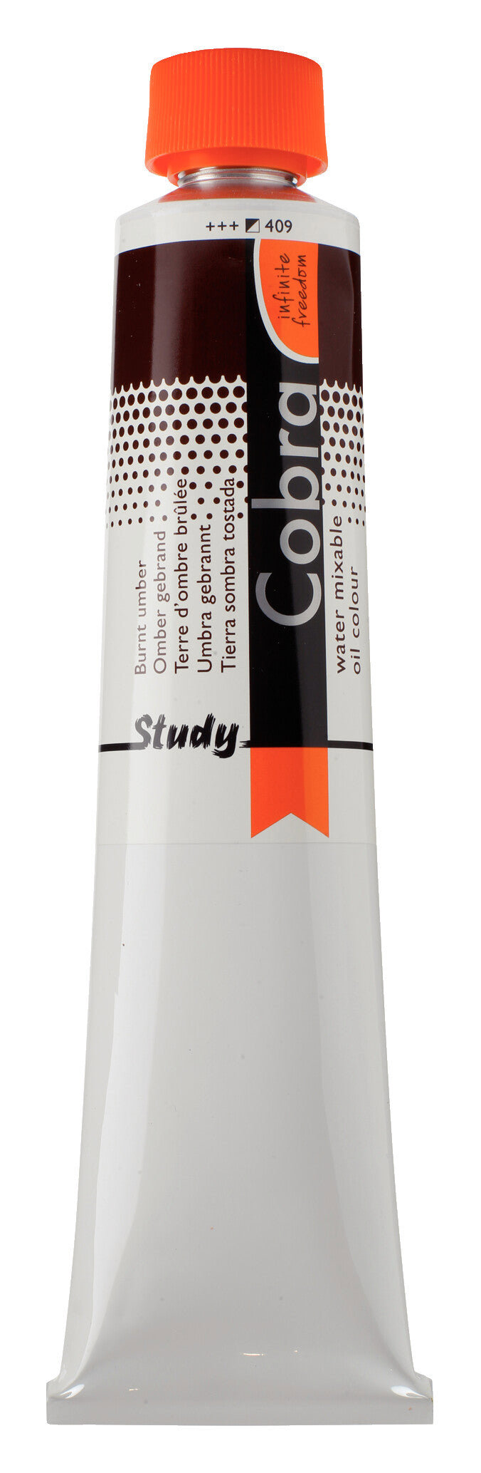 Cobra Study Oil Colour Tube 200 ml Burnt Umber