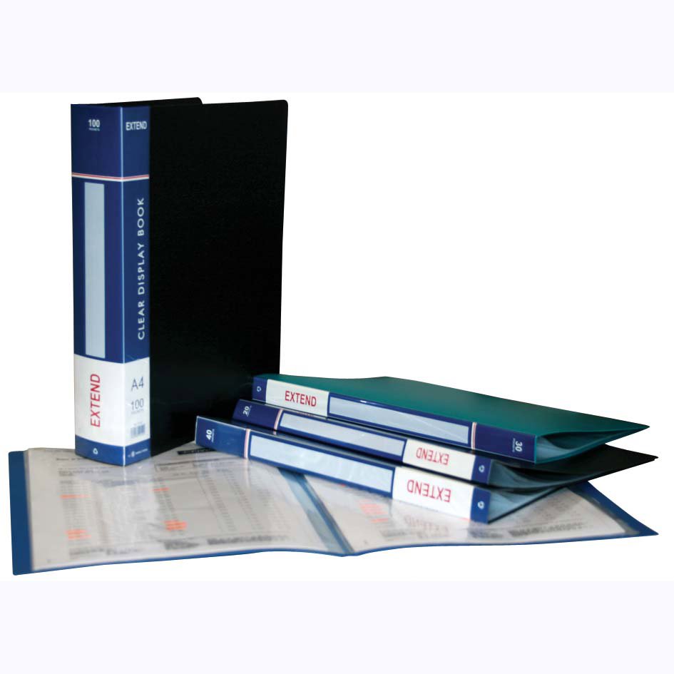 EXTEND Clear Book PP 10sh- A4 - Green