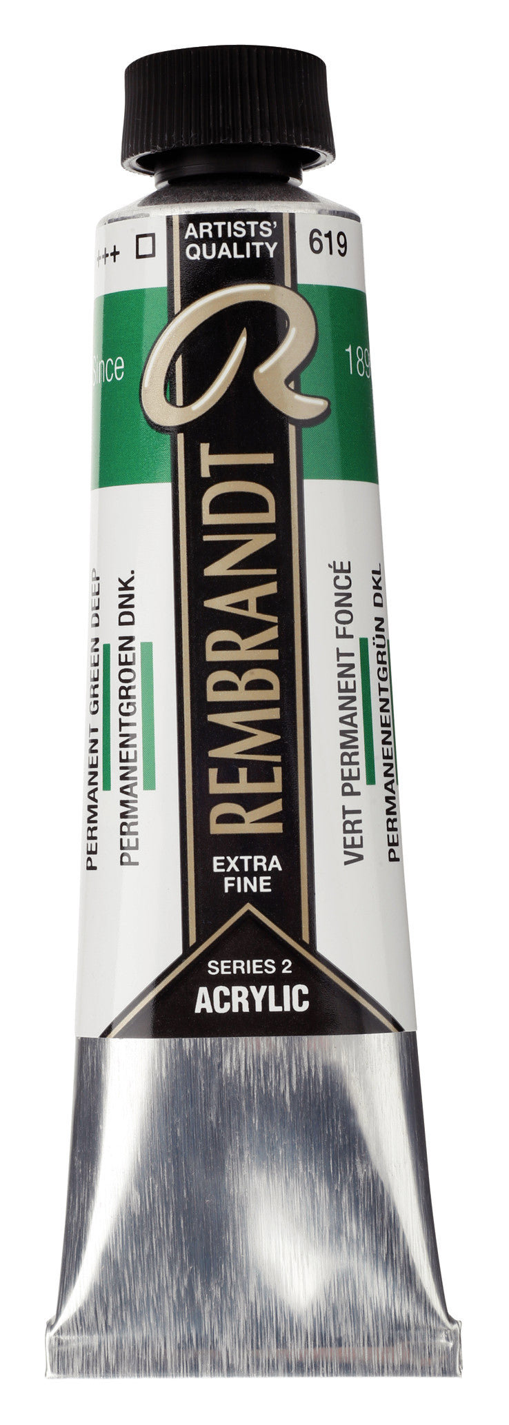 Rembrandt Acrylic Colour Tube 40 ml Permanent Green Deep
