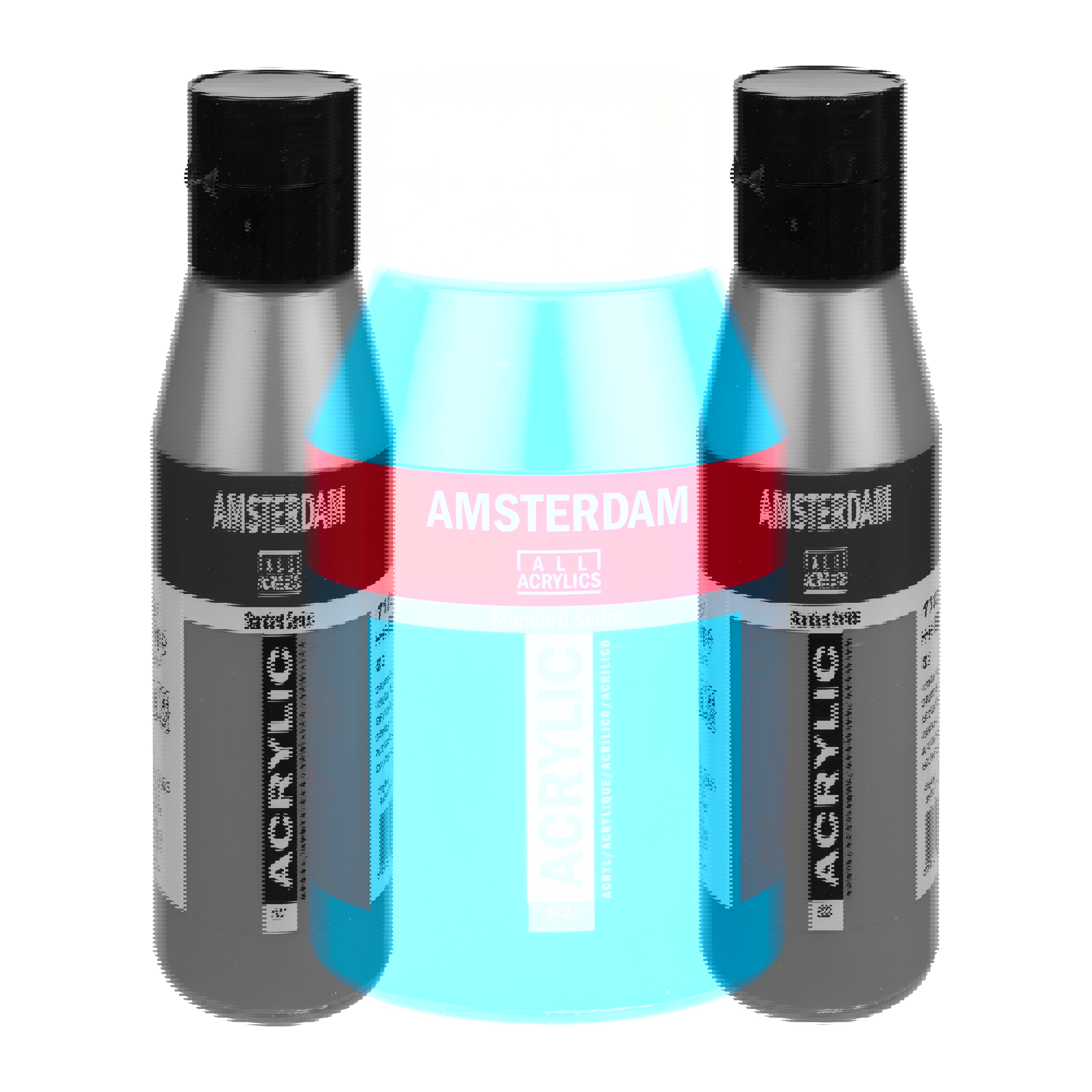 Amsterdam Standard Series Acrylic Jar 1000 ml B Turquoise Blue