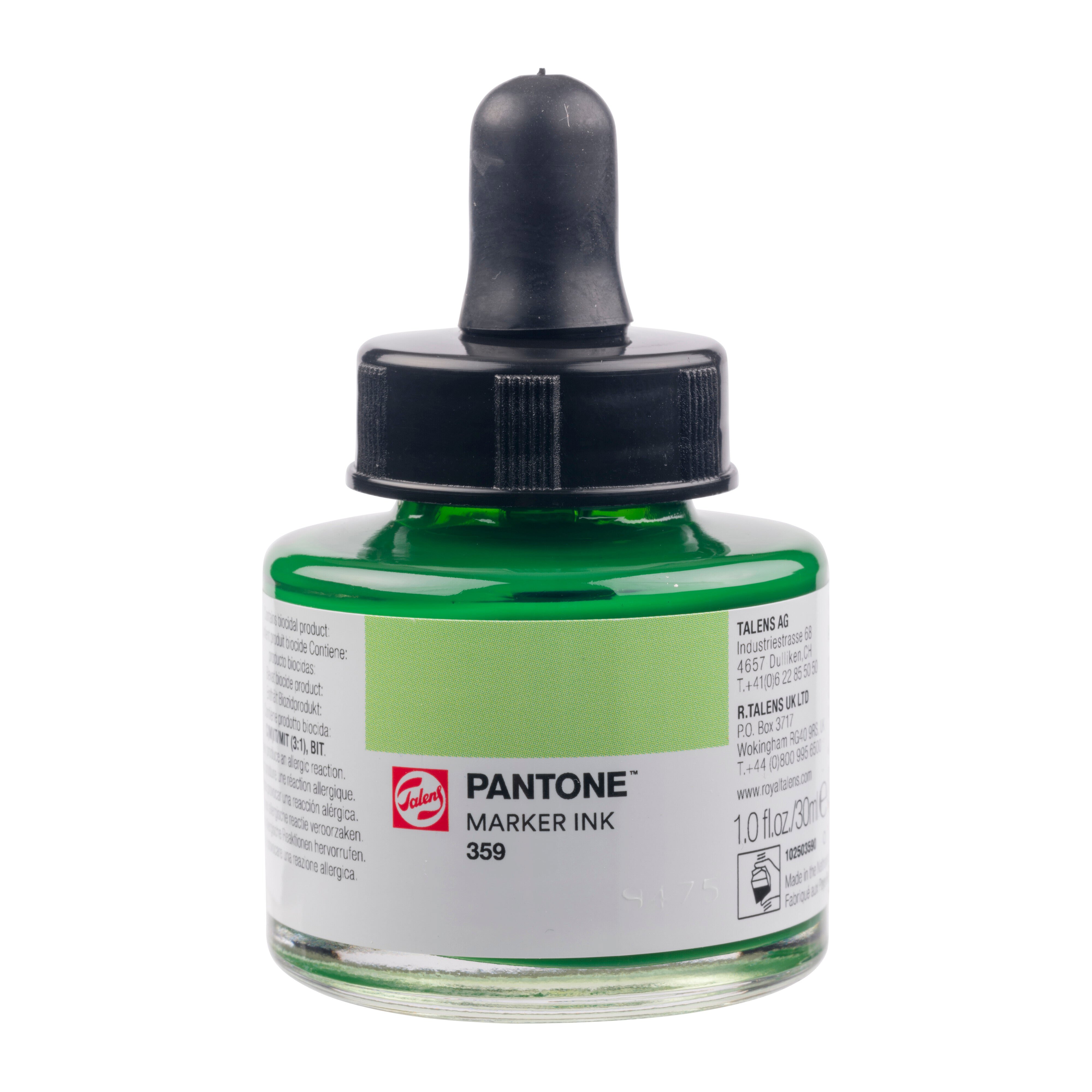 Talens Pantone Marker Ink 30ml Apple Green