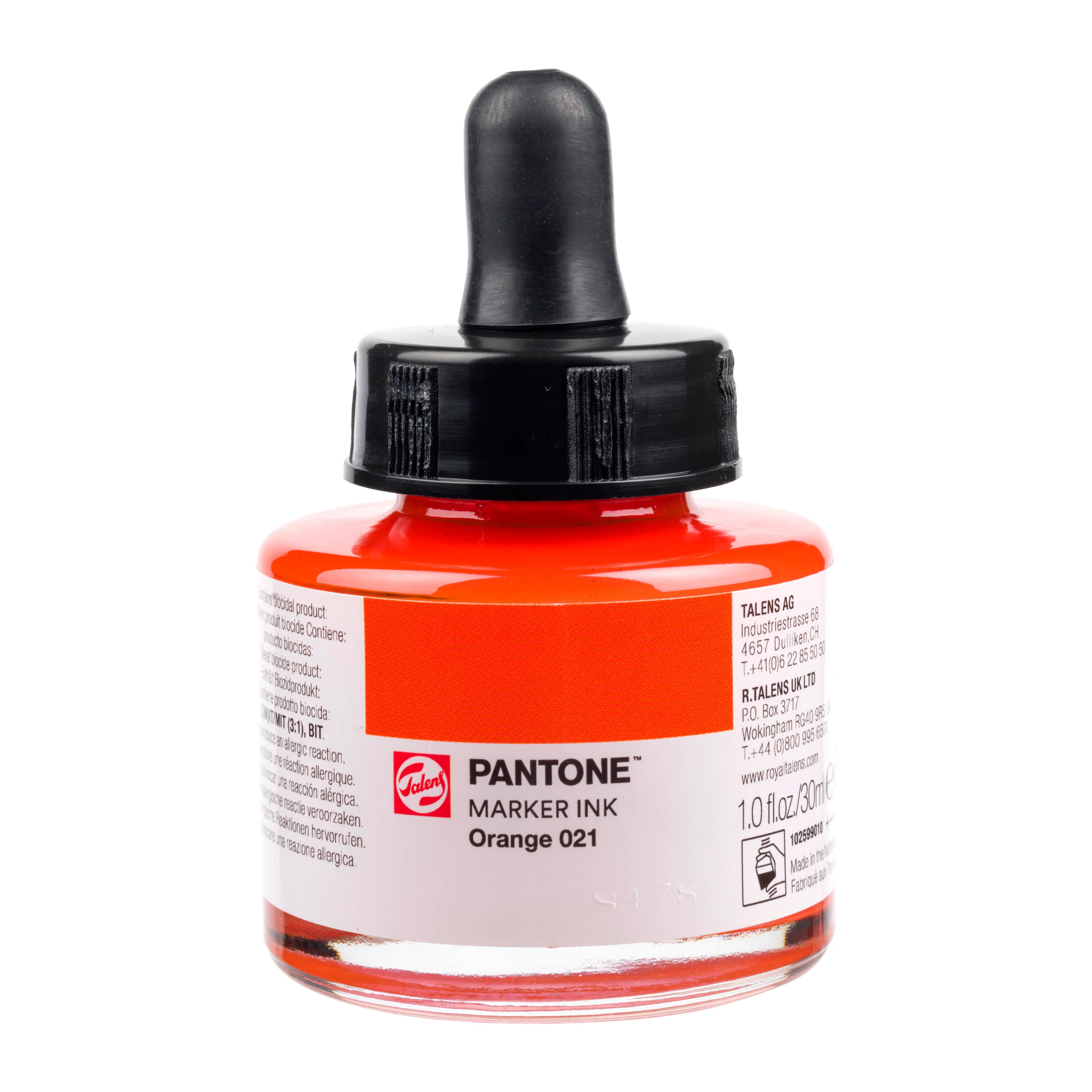 Talens Pantone Marker Ink 30ml Orange