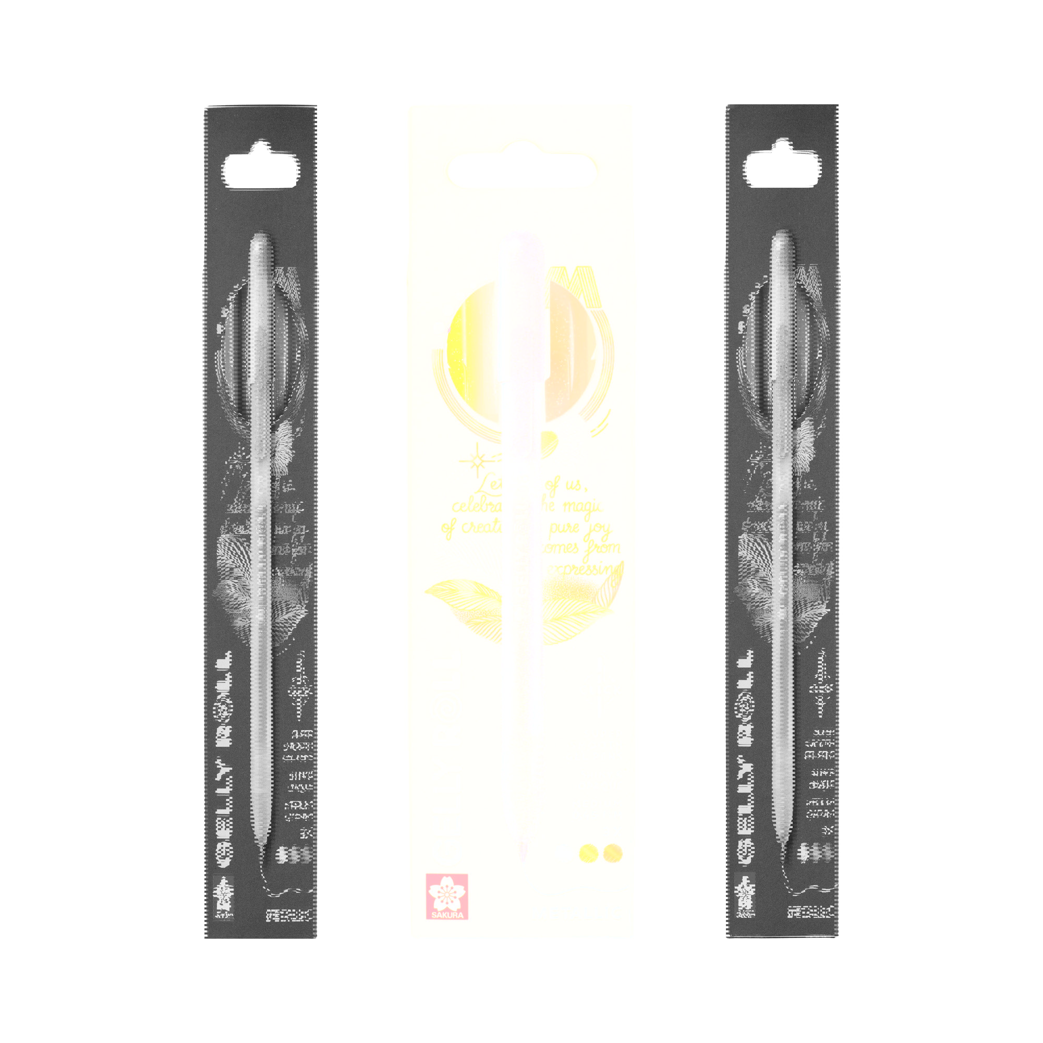 Sakura Gelly Roll Metallic Retractable Gel Pens, 3-Pack Gold-Silver-Copper 1 Set