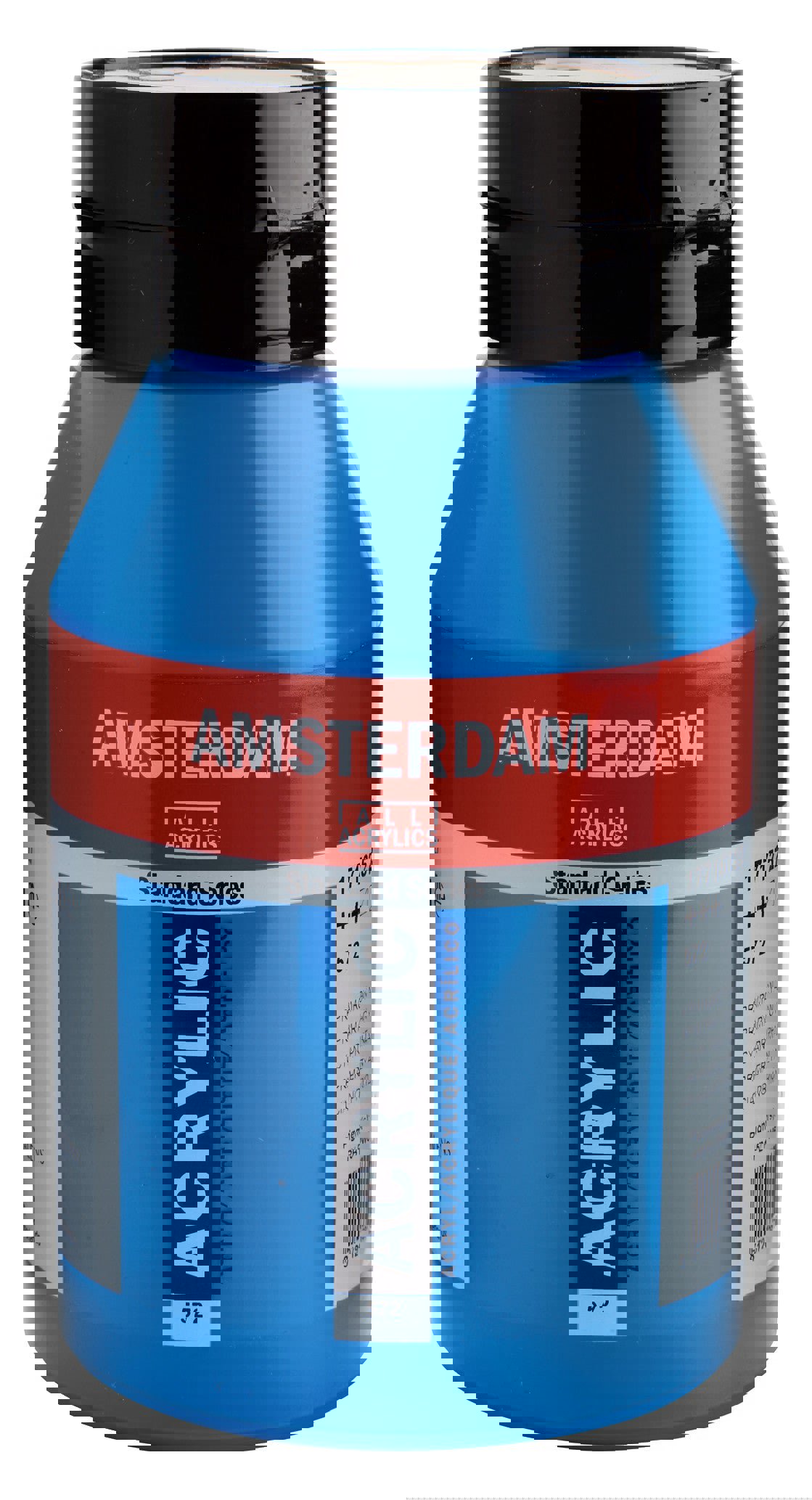 Amsterdam Standard Series Acrylic Jar 1000 ml B Primary Cyan