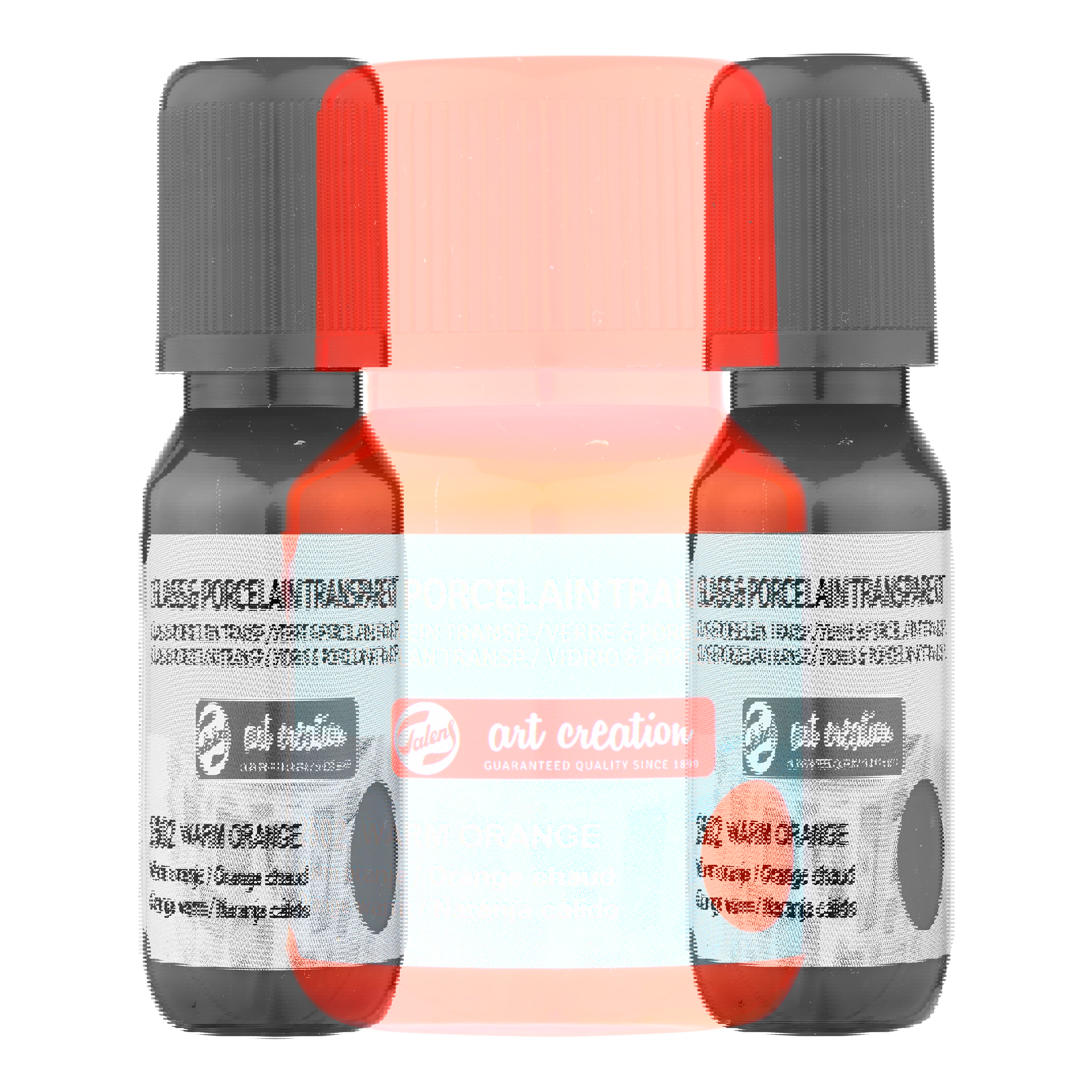 Talens Art Creation Glass & Porcelain Transparant Bottle 30 ml Warm Orange