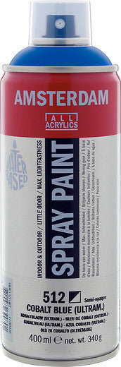 Amsterdam Spray Paint 400 ml Cobalt Blue (Ultramarine)