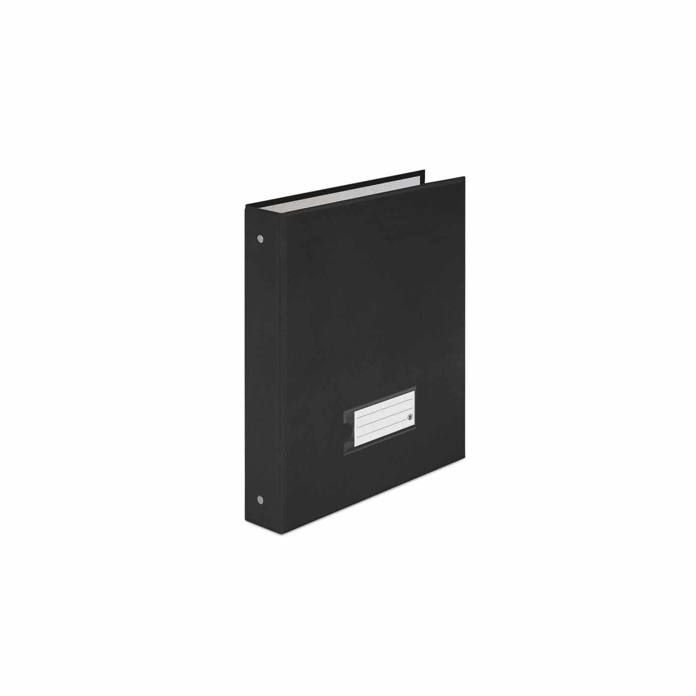 Ring binder PVC 4R 25mm- A5- Black