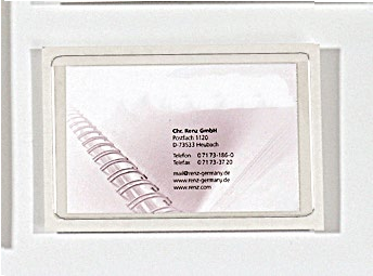 RENZ Business Card Self Adhesive Pouches 95x60,Pack Of 100