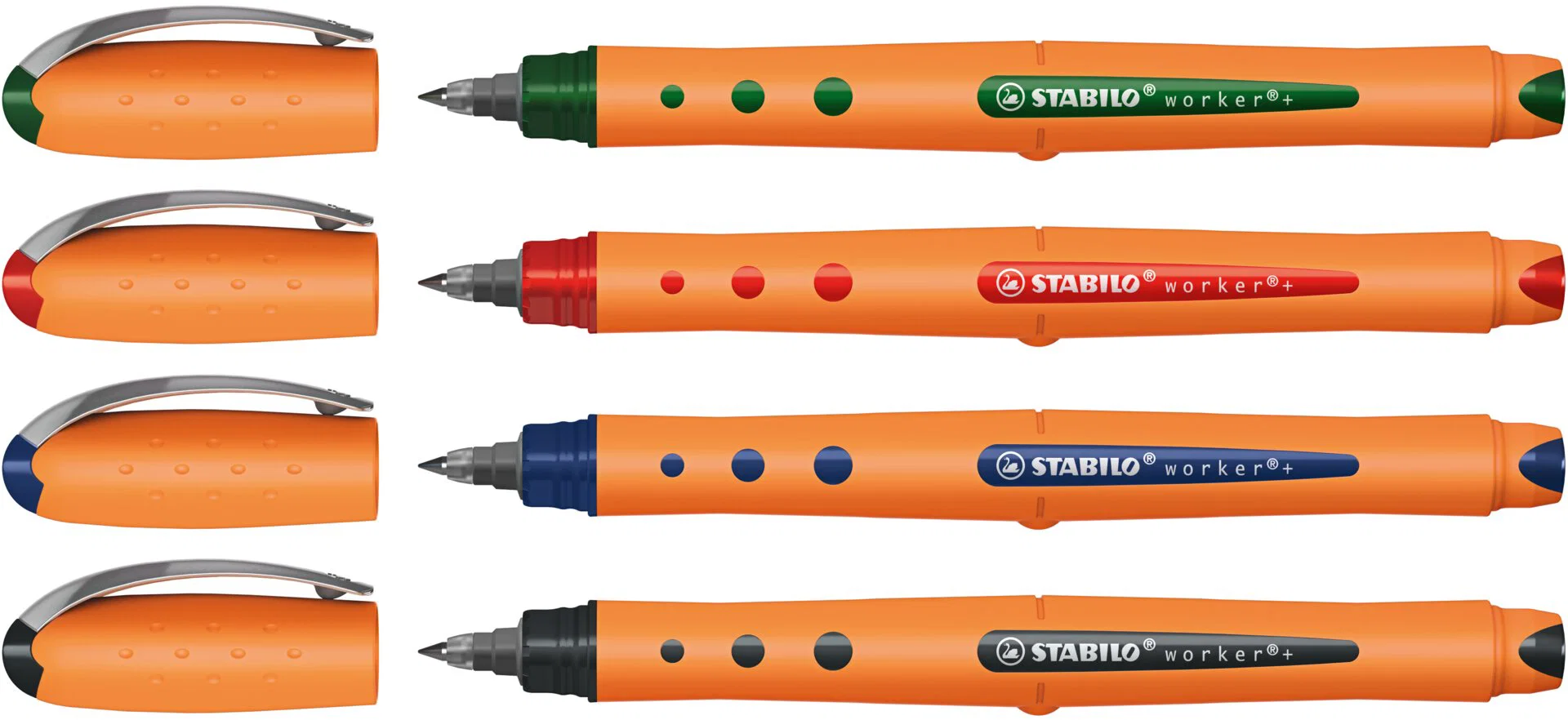 STABILO bl@ck+ Rollerball medium, green Thumbnail