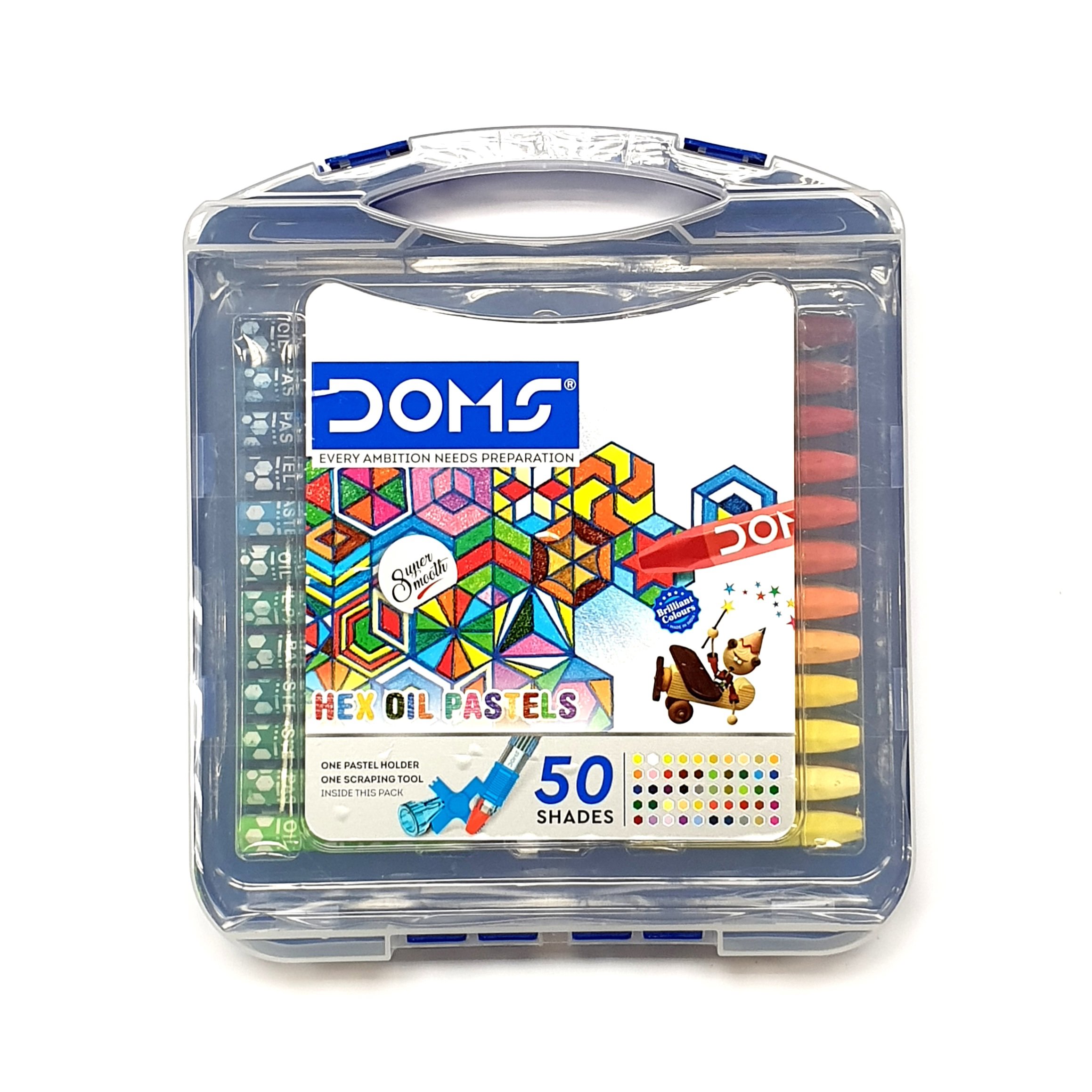 DOMS Oil Pastels Hexagonal 50 colors