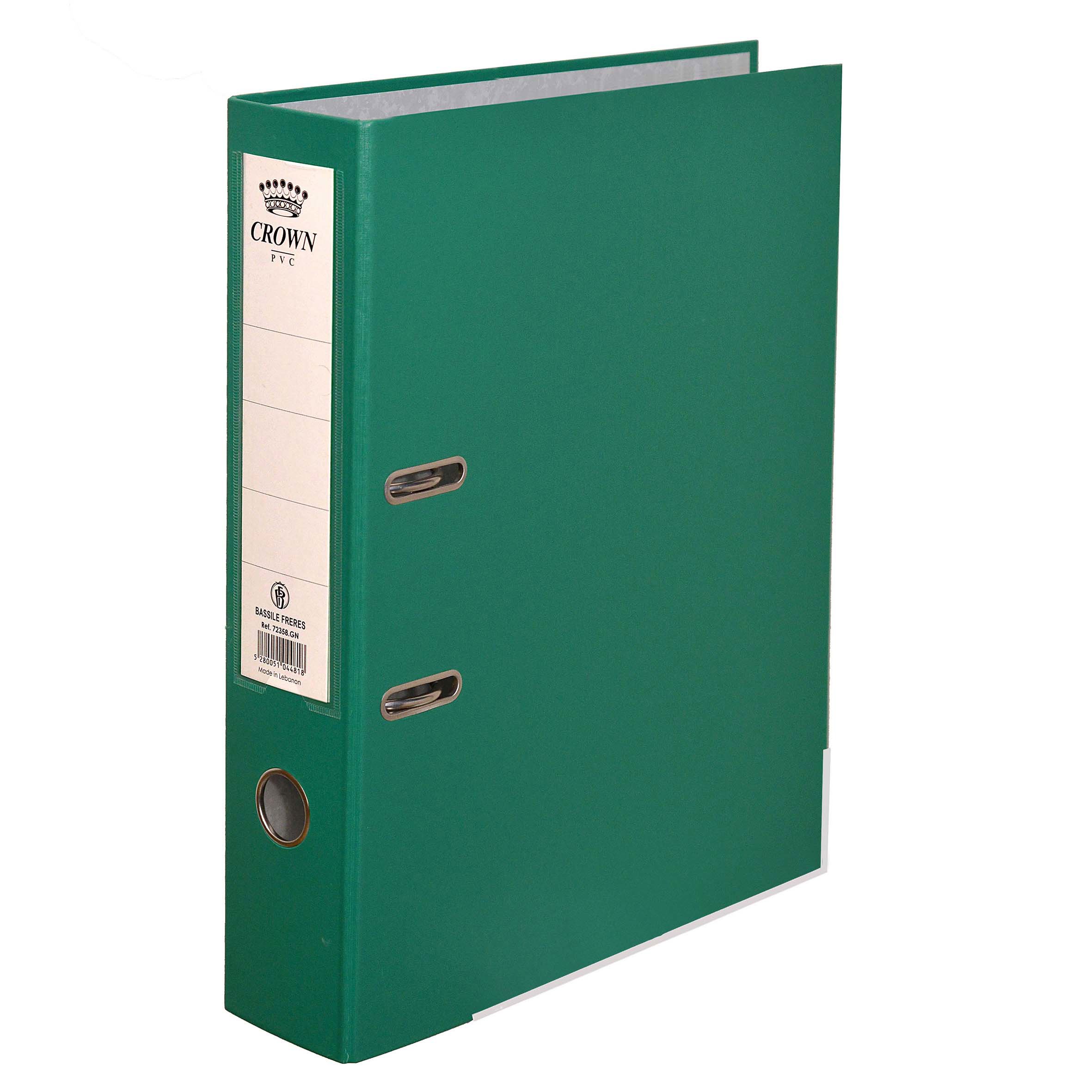 CROWN Letter-file PP 8cm FC Green