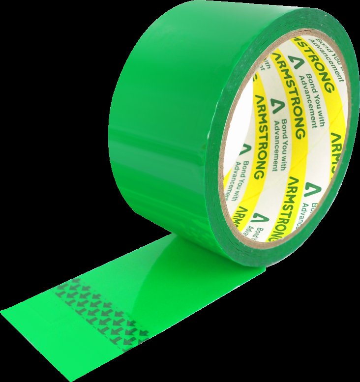 OPP Color tape P45 45mic 48mm x 45Y Green