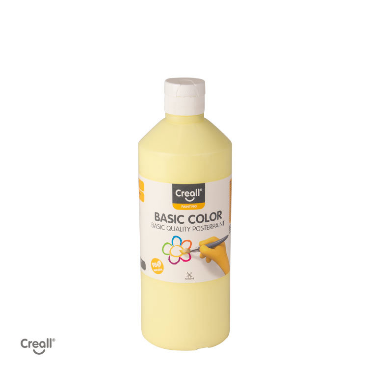 CREALL Gouache Basic 500ml 92 Pastel Yellow