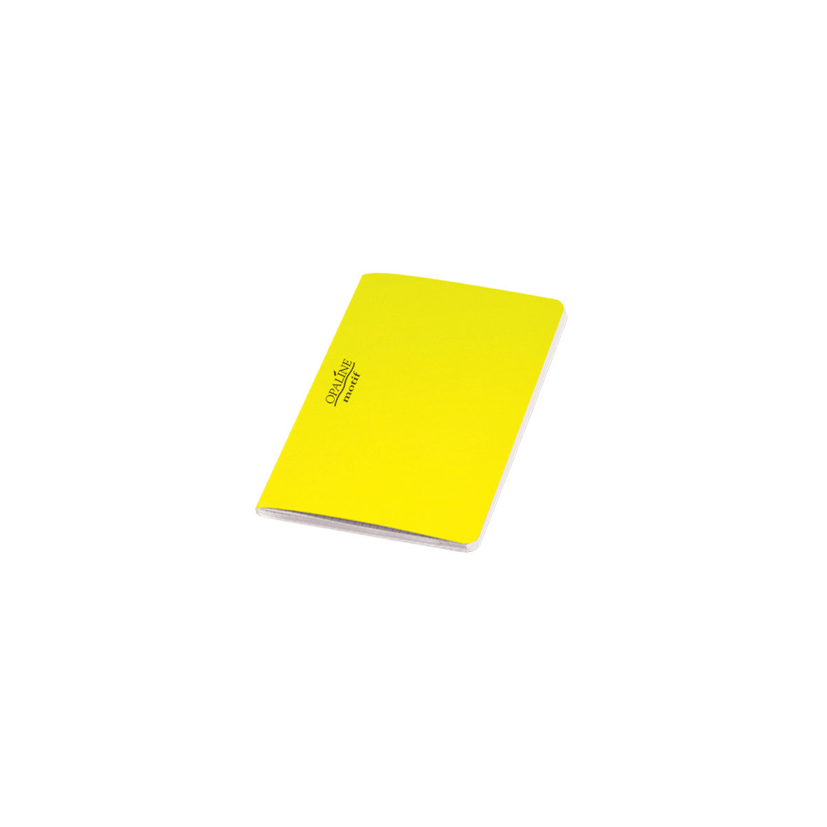 OPALINE MOTIF Exercise Book Seyes, 48 Sheets, A5, Left/Right Opening, Yellow
