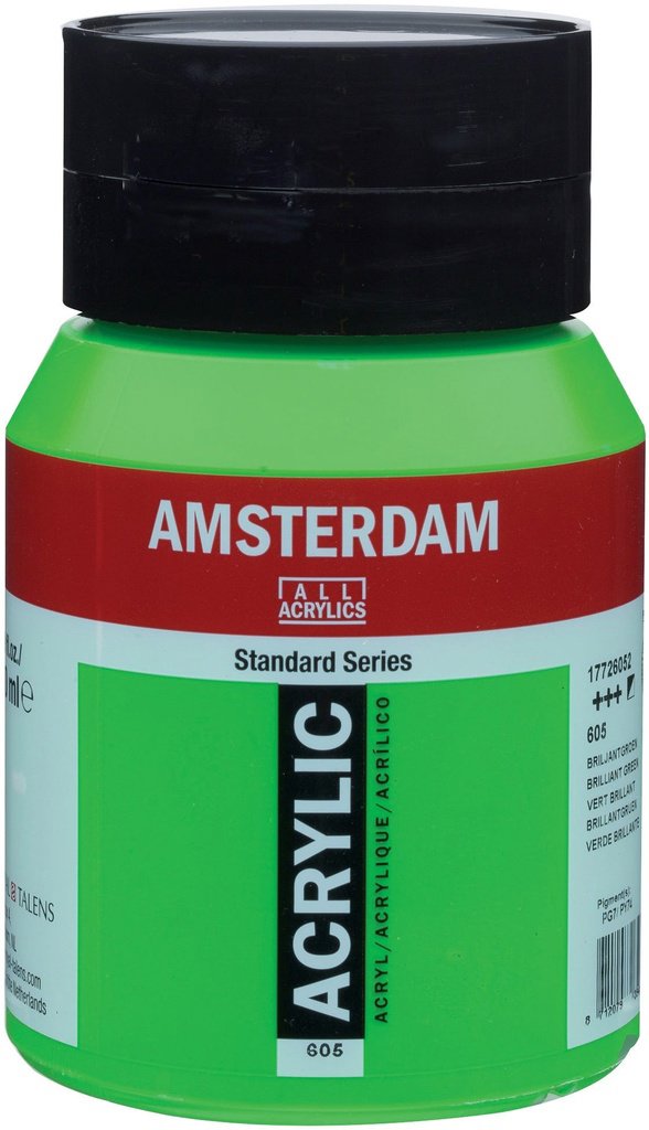 Amsterdam Standard Series Acrylic Jar 500 ml Brilliant Green