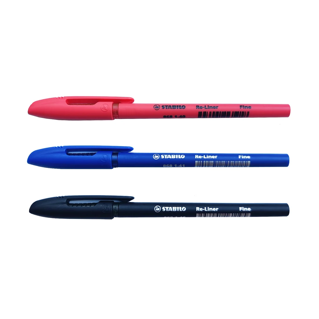 STABILO Re-Liner Ballpoint Pen Fine, Blue Thumbnail