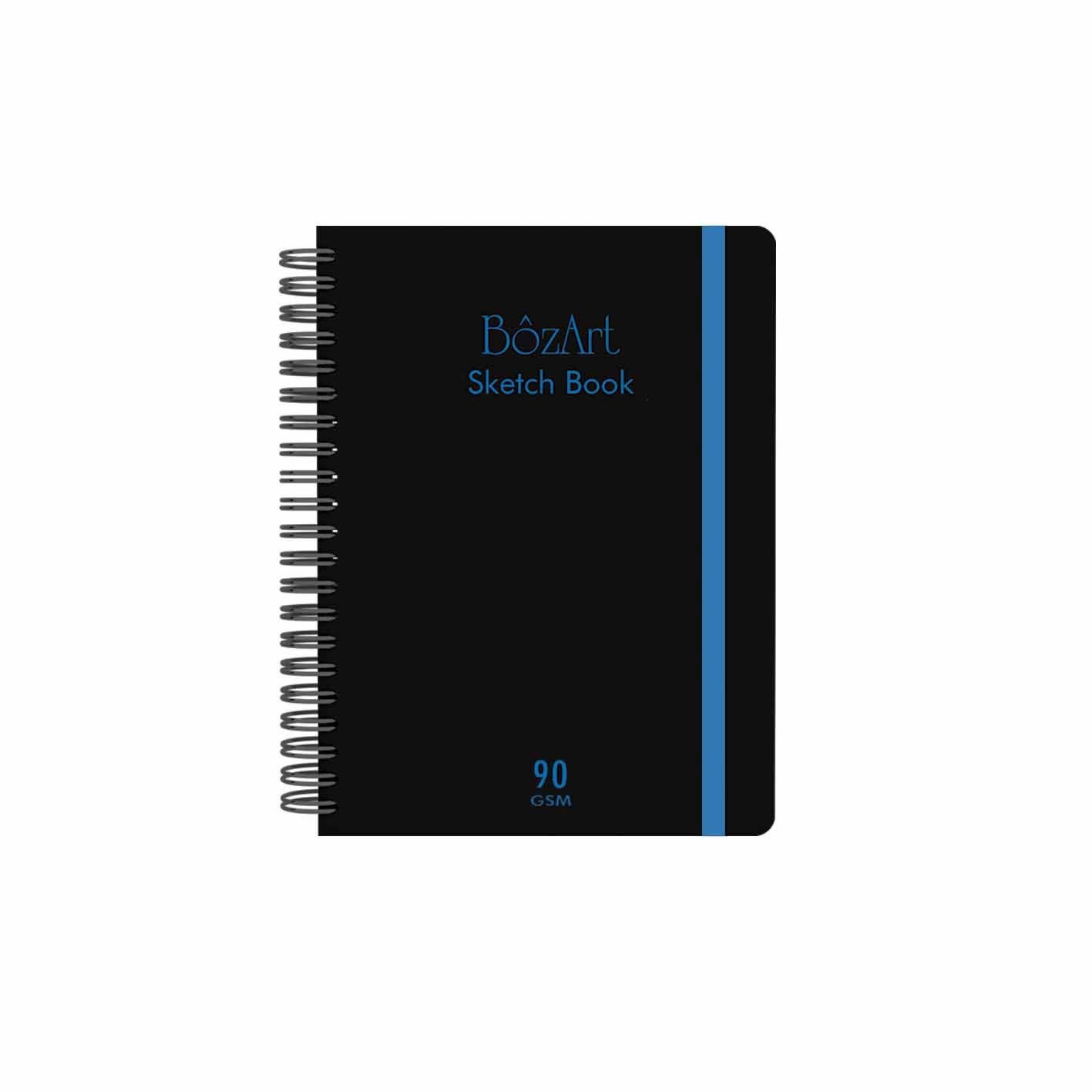 BOZART Sketch 90g Off-white paper Spiraled 80sh A4