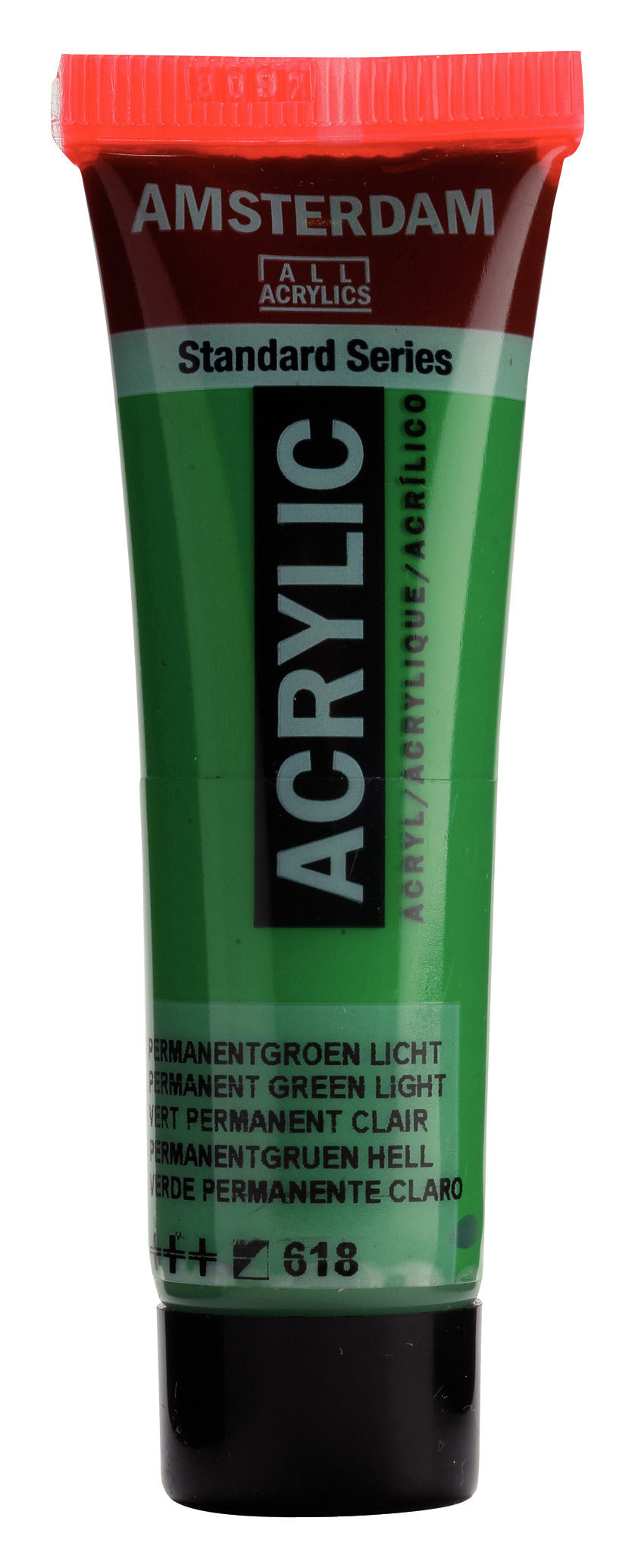 Amsterdam Standard Series Acrylic Tube 20 ml Permanent Green Light