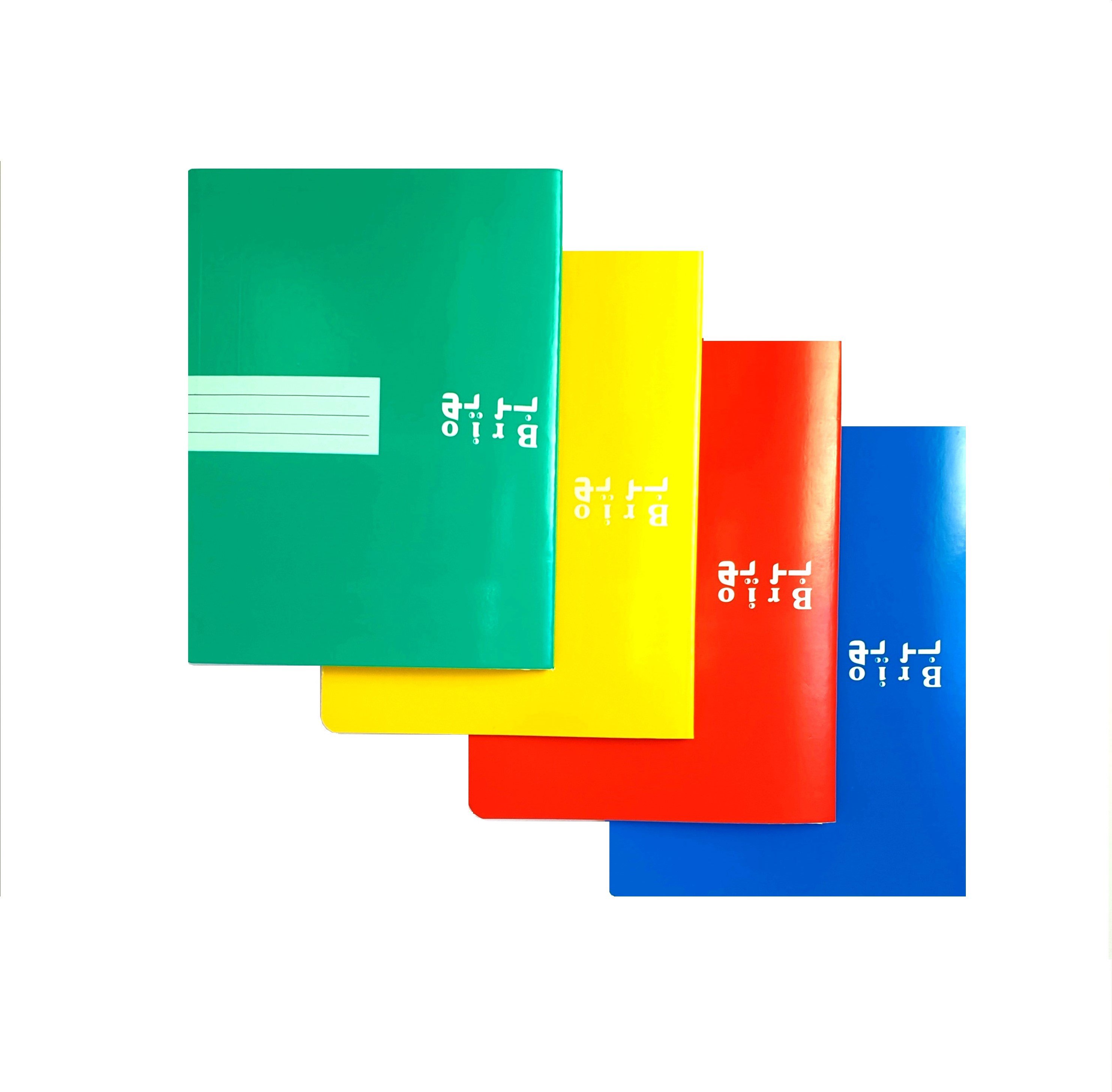 BRIO Ex Bk Inv Stit 60g Lin 48sh L/R A5 BL