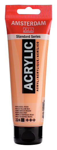 Amsterdam Standard Series Acrylic Tube 120 ml B Naples Yellow Red