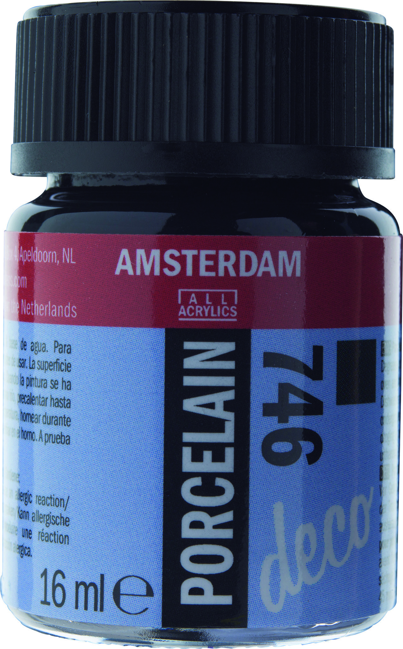 AAC PORC.16ML BLACK OPAQUE