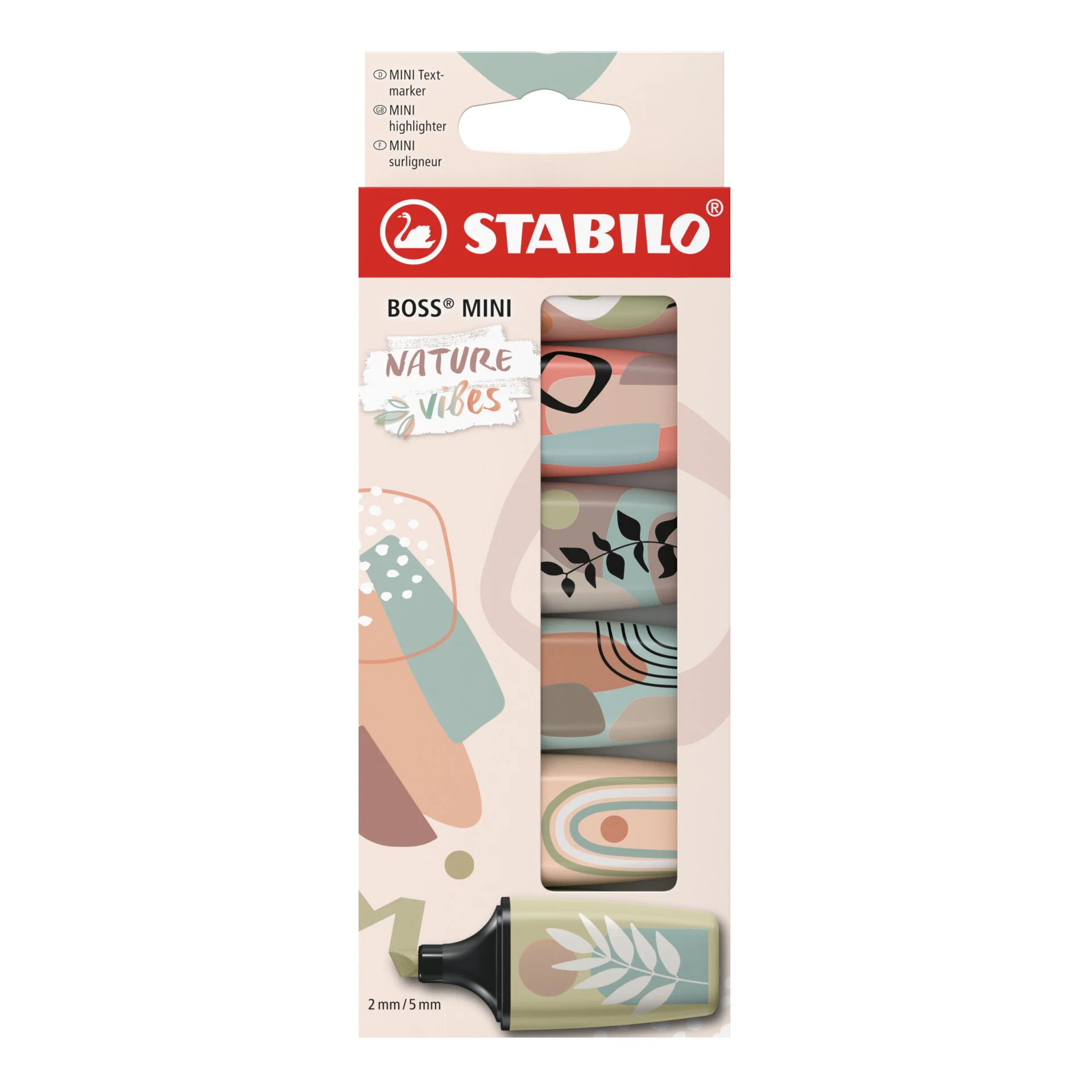 STABILO BOSS MINI Naturevibes Wallet of 6 Highlighters Thumbnail
